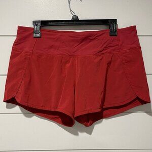 Lululemon burnt orange shorts